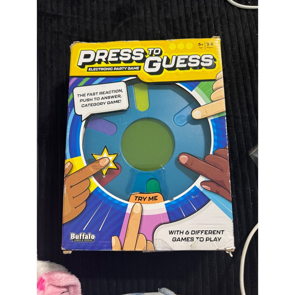 Press to‎ Guess Electronic Party Game by Buffalo Fast Reaction Category Game